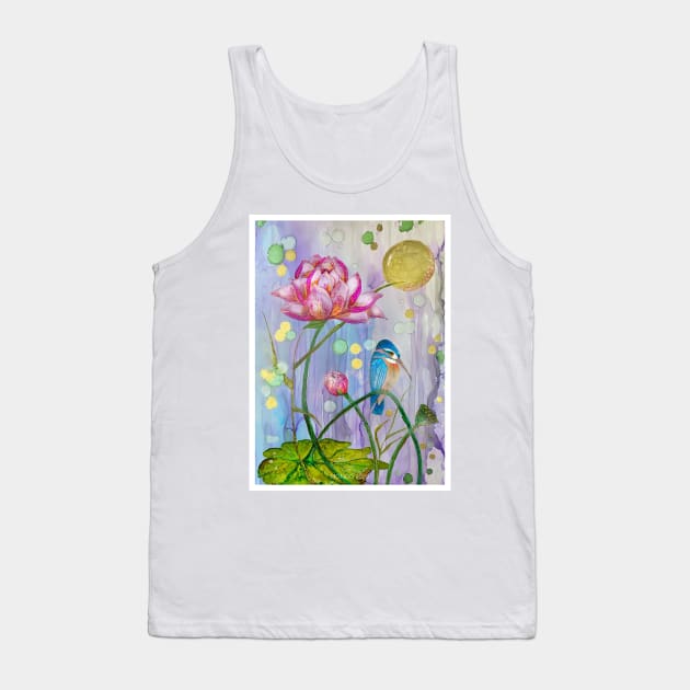 Kingfisher moon Tank Top by browna